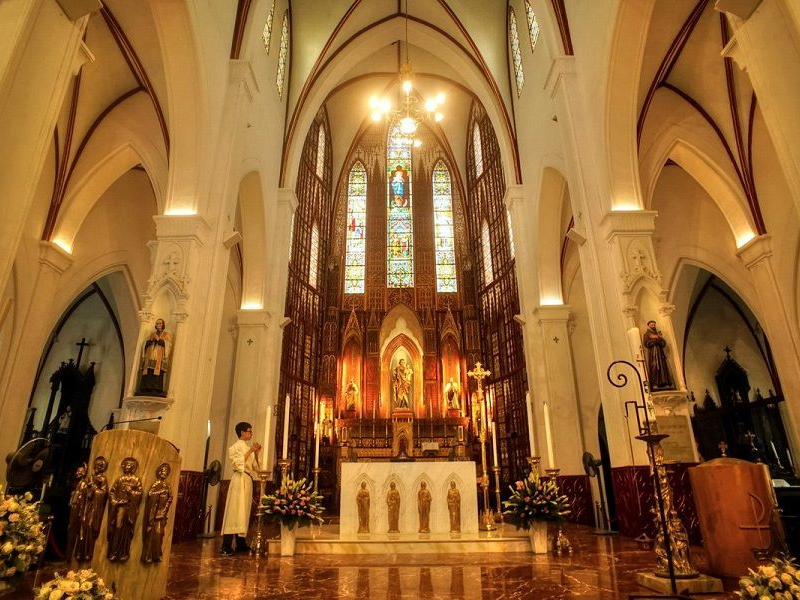 Attend mass and experience religious life